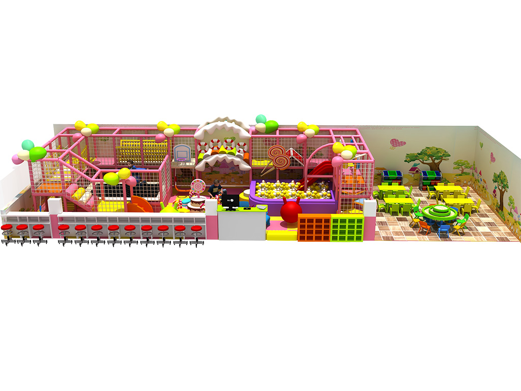 Environmental Candy style indoor playground equipment soft play for kids