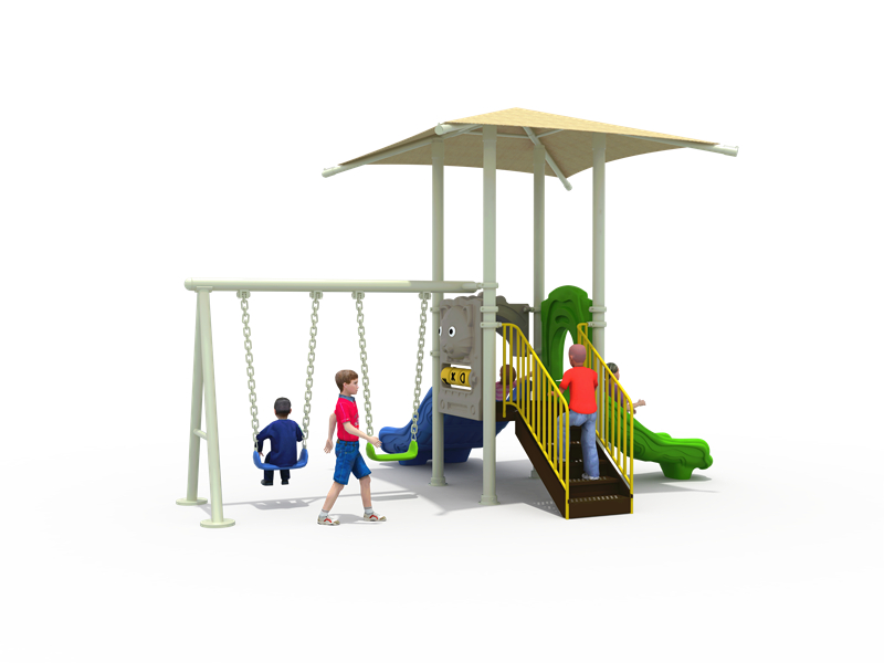 school kids plastic playground slide Factory direct sales