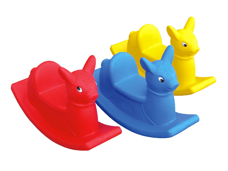 kindergarten plastic toy animal design rocking horse toy kids play 