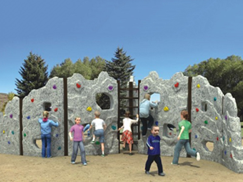 High quality outdoor rock climbing wall