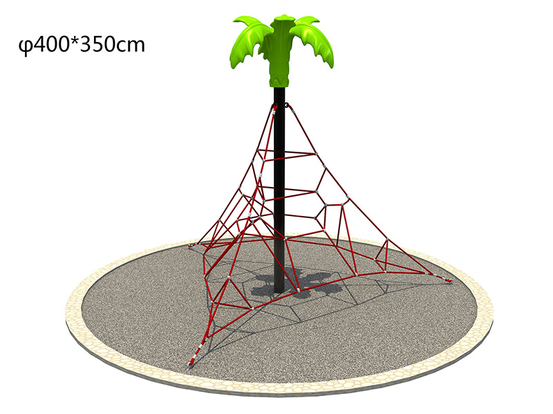 outdoor playground rope climbing net playground for kids