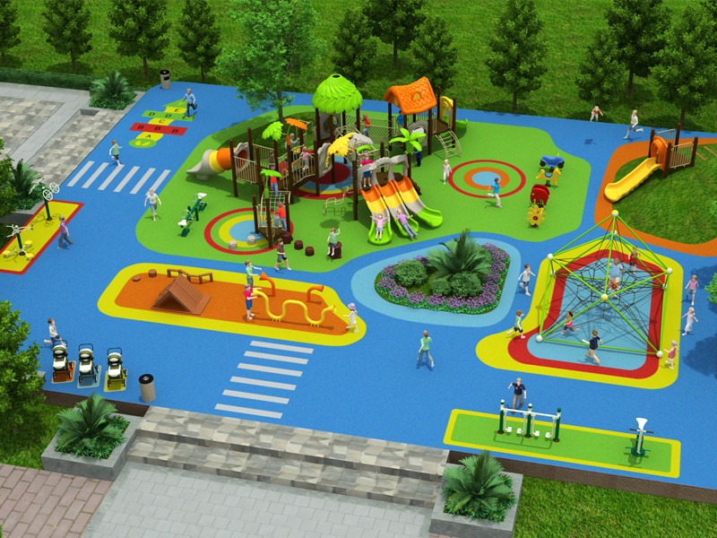 leisure park playground equipment government project