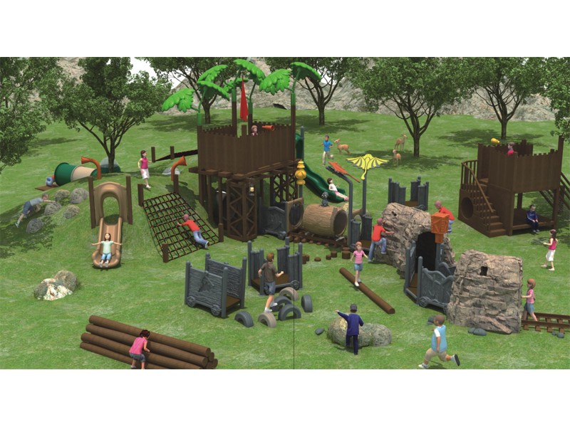 Mine cool design with multifunctional function playground sets