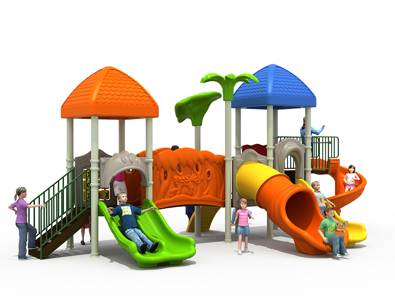Hot sale plastic playground children outdoor playground equipment park slide