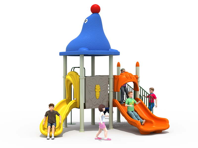 European standard professional plastic and steel outdoor playground park