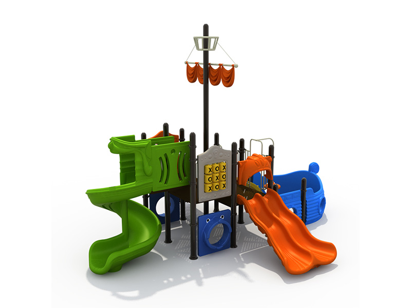 plastic playground equipment outdoor slide spplier