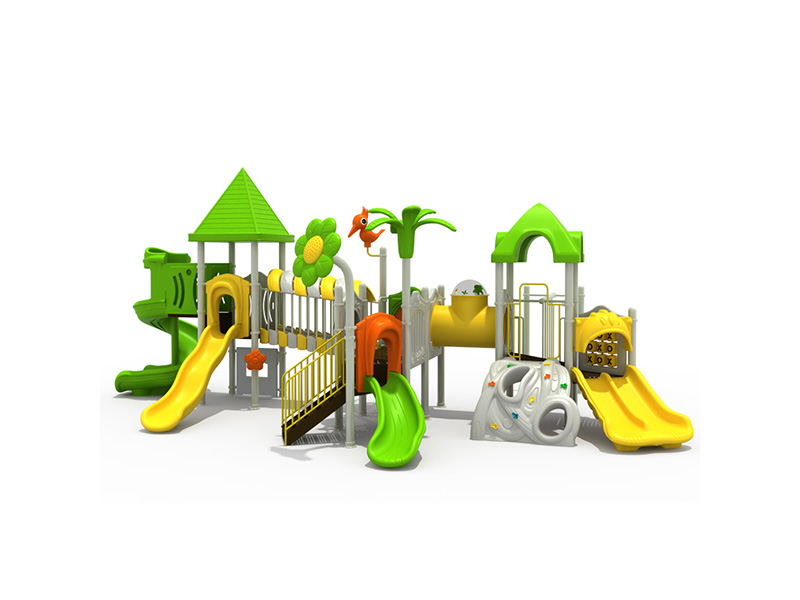 garden plastic playground slide for children