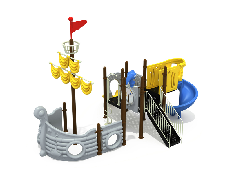 Outdoor amusement pirate ships playground equipment