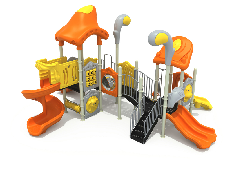 Plastic toy children amusement park outdoor playground equipment for kids