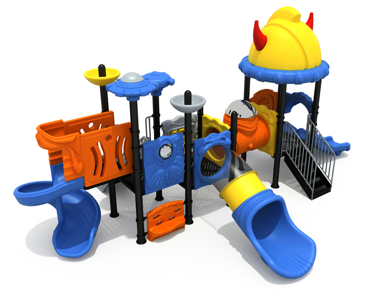 Games Amusement Park Children Fun Outdoor Commercial Plastic Playground Slides Sets