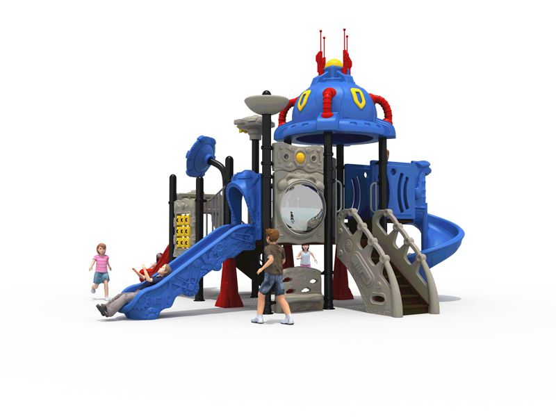 school children plastic playground slide factory