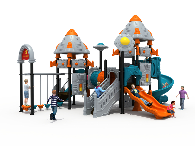 shopping mall children plastic playground slide china supplier