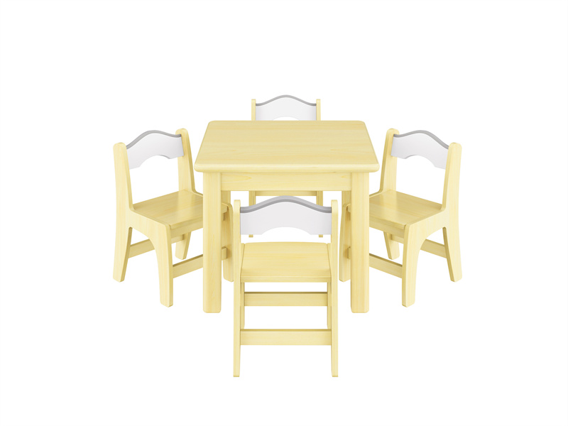 kindergarten kids maple wood Kindergarten furniture china company