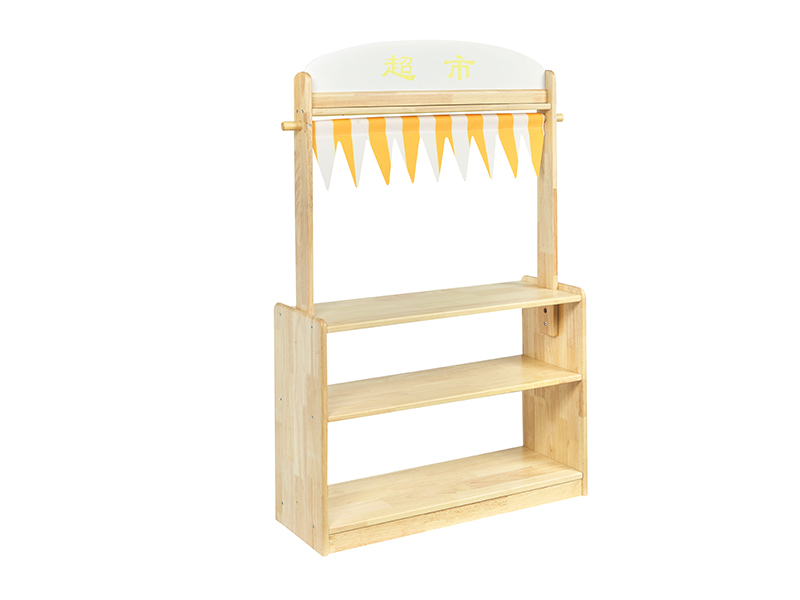 indoor baby Rubber wood Kindergarten furniture china company