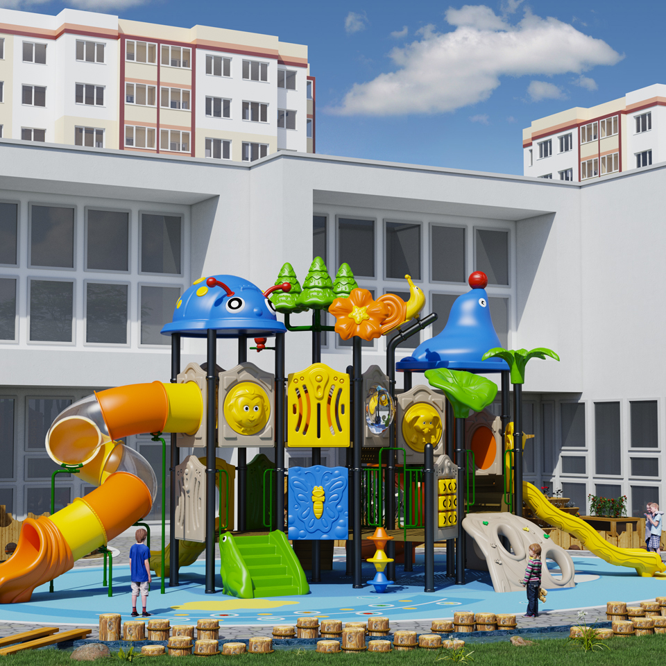 school kids plastic Playground Equipment china supplier