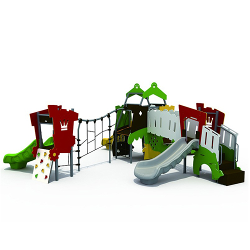 HDPE Playhouse for training kids climbing with confidence and courage while playing