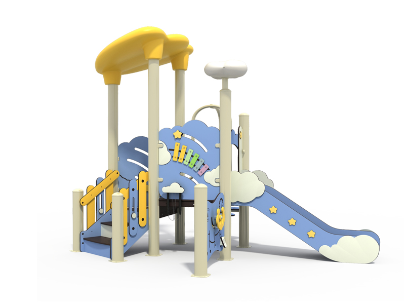 FY164-01park kids HPL playground slide china supplier