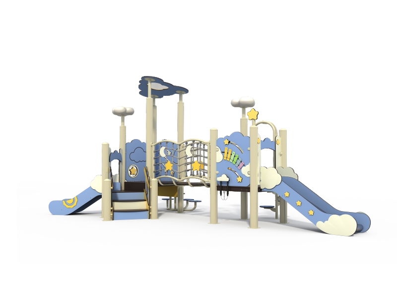 FY163-02park kids HPL playground slide china Manufacturer