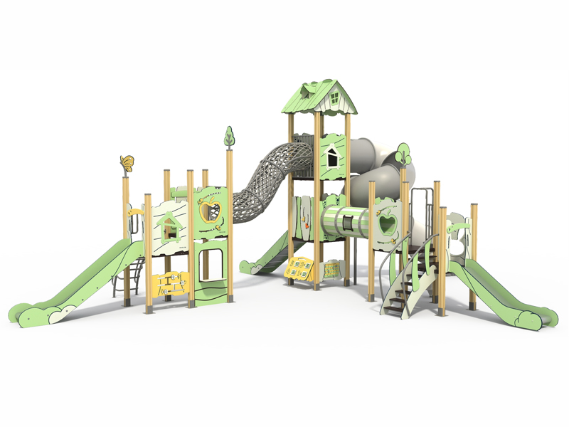 FY176-02 school kids HPL playground slide china Manufacturer